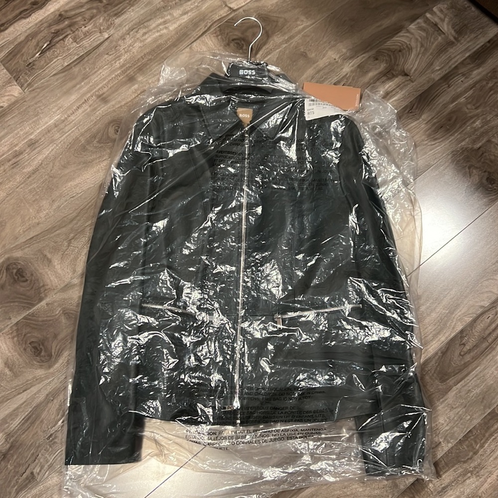 🔥LAST ONE!!!🔥BOSS Salomea Leather Jacket - Picture 8 of 16